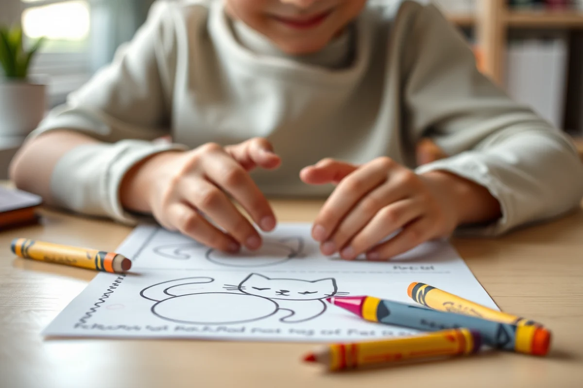 kids to draw cat โ Kids To Draw Cat (step by step)