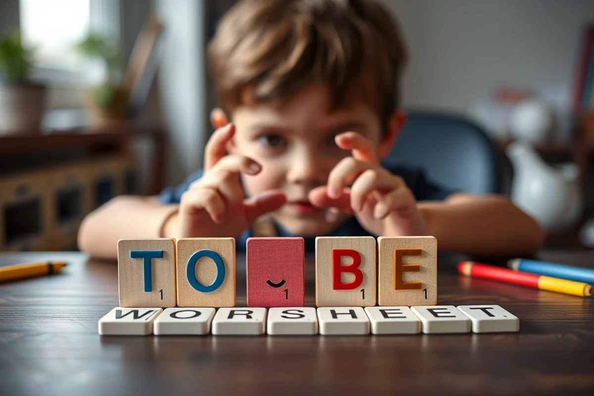 to be kids worksheet — To Be Kids Worksheet (step by step)