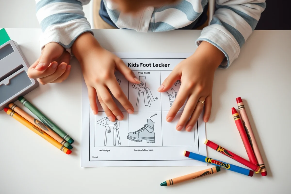 kids foot locker — Kids Foot Locker (step by step)