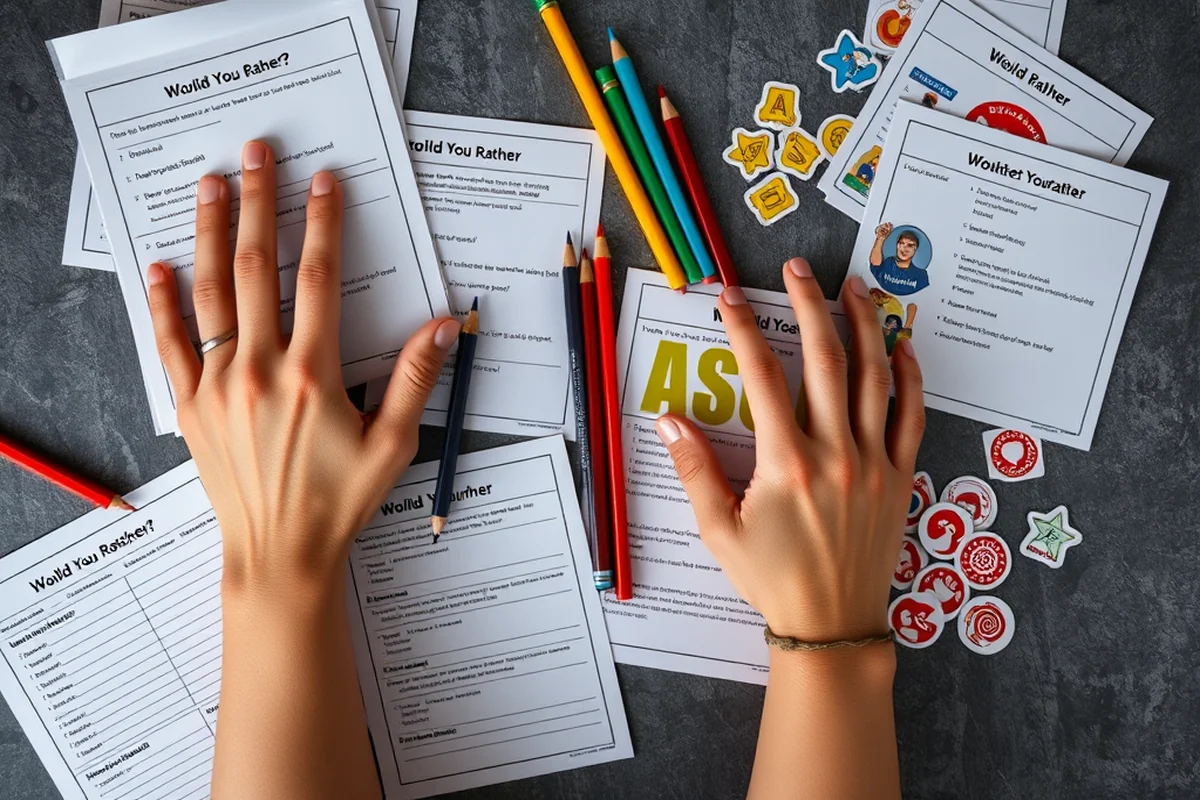 would you rather questions for kids — Would You Rather Questions For Kids (the finished result)