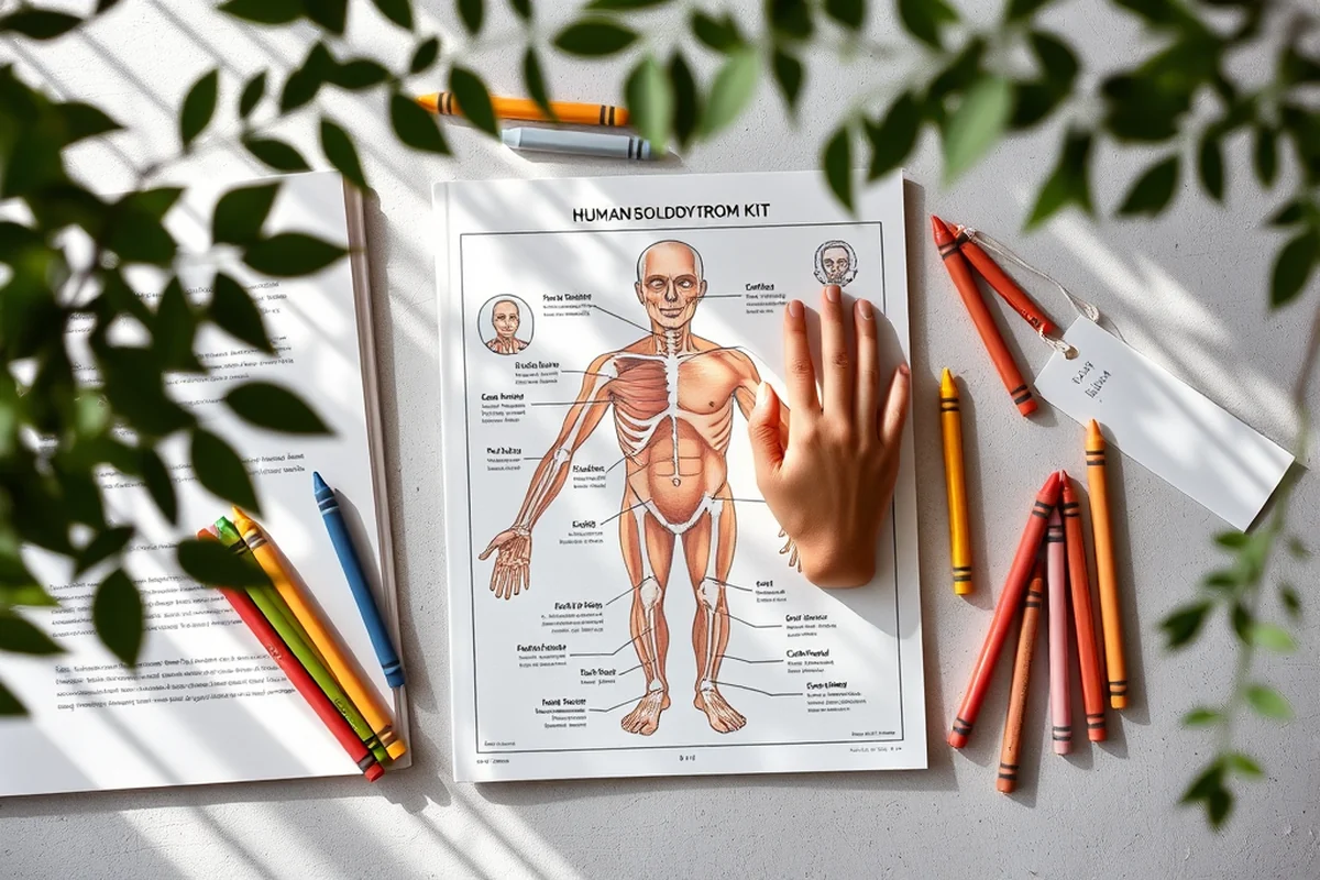 human body diagram for kids — Human Body Diagram For Kids (the finished result)