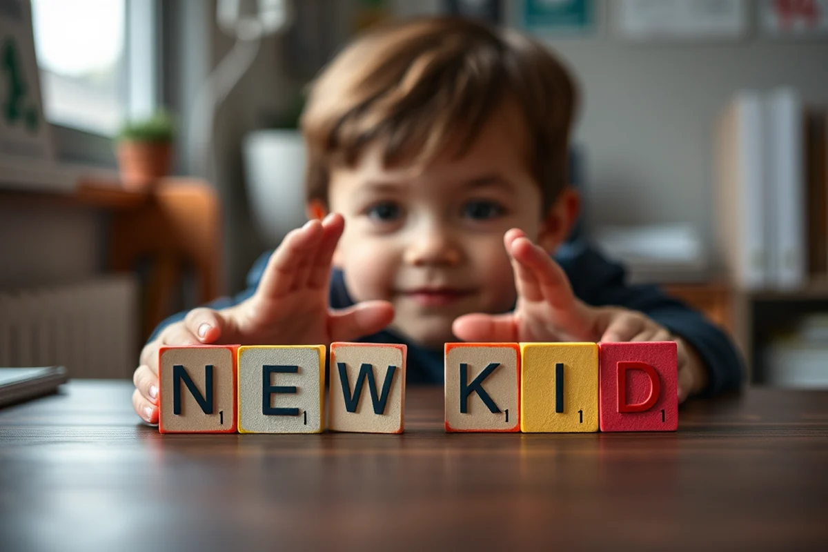 in the new kid — In The New Kid (step by step)