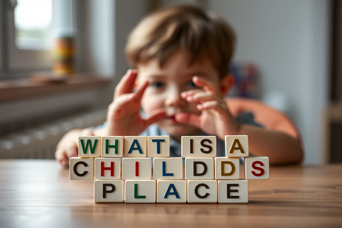 what is a child's place — What Is A Child'S Place (step by step)